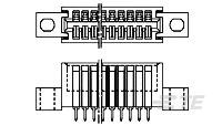 1-166088-3 by te connectivity / amp brand