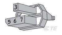 2-100526-4 by te connectivity / amp brand