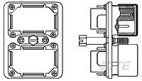207596-5 by te connectivity / amp brand