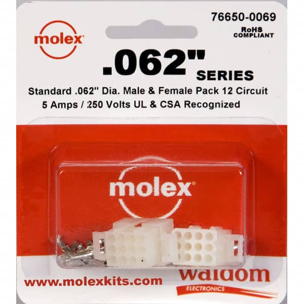 1625-12PRT by molex / waldom