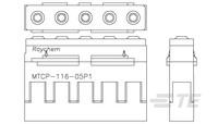 MTCP-116-05P1 by te connectivity / raychem brand
