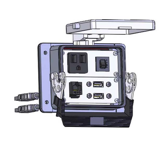 DP1-RJ45-2USB-03-R-32 by mencom