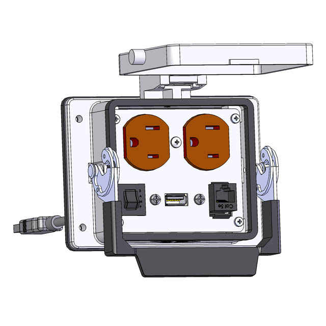 DP-RJ45-USB-10-R-32 by mencom