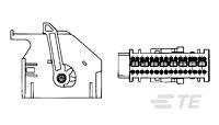 284423-4 by te connectivity / amp brand