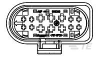 1719105-2 by te connectivity / amp brand