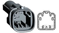 1544606-3 by te connectivity / amp brand