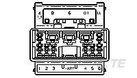 85110-1 by te connectivity / amp brand