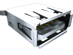 USB-A-S-F-B-TH-TR by samtec