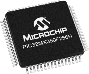 PIC32MX350F256H-I/PT by microchip technology
