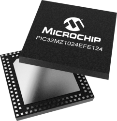 PIC32MZ1024EFE124-I/TL by microchip technology