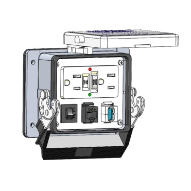 GF-RJ45-USB-AFAF-R-32 by mencom