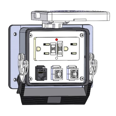 GF-RJ45-2USB-BFAF-32 by mencom