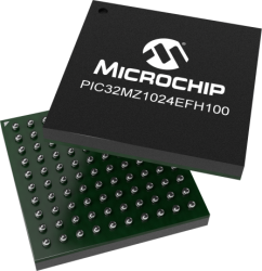 PIC32MZ1024EFH100-I/GJX by microchip technology