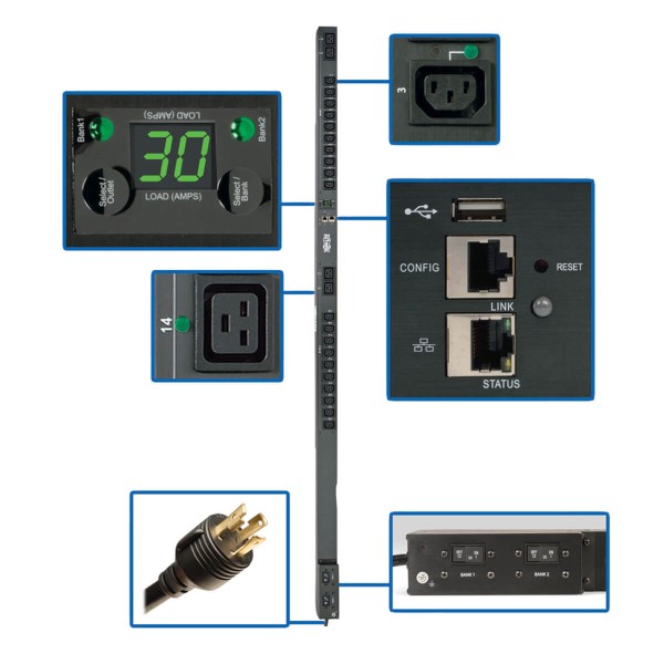 PDUMVR30HVNETLX by tripp lite by eaton