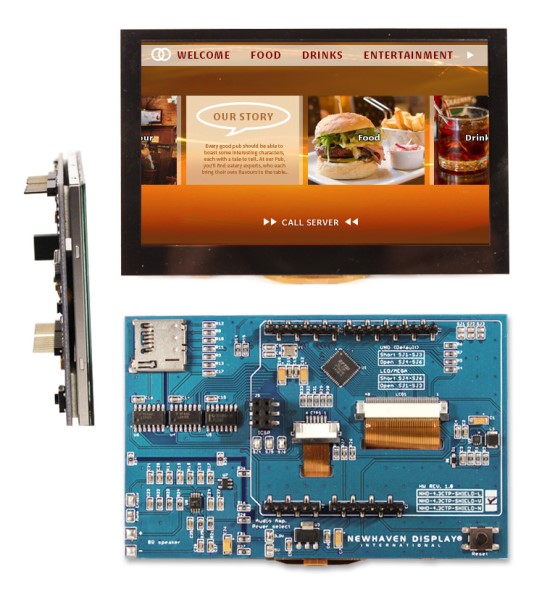NHD-4.3CTP-SHIELD-V by newhaven display