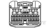 1746864-2 by te connectivity / amp brand