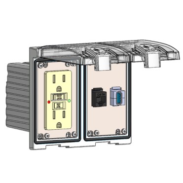 LP3-DP-RJ45-USBAB-USBBA-R by mencom
