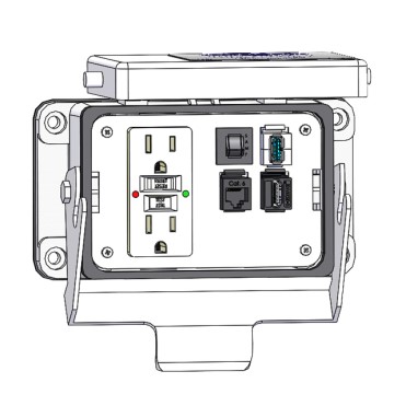 GF-HDMI-RJ45-USB-AFAF-R-48 by mencom