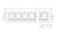 6-487509-6 by te connectivity / amp brand
