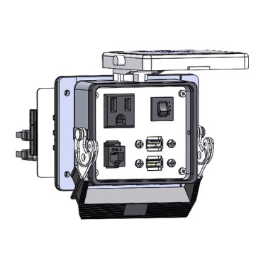 DP1-RJ45-2USB-03-5R-32 by mencom