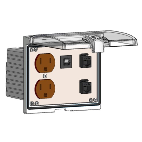 LP1SS-DP1-2RJ45-R by mencom