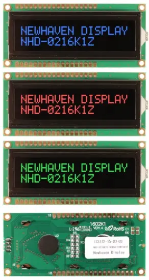 NHD-0216K1Z-NSRGB-FBW-REV1 by newhaven display