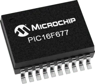 PIC16F677-I/SS by microchip technology