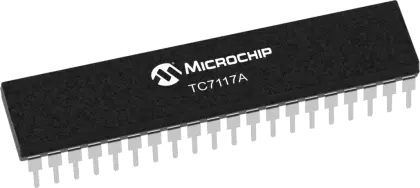 TC7117ACPL by microchip technology