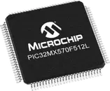 PIC32MX570F512LT-I/PF by microchip technology