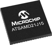 ATSAMD21J15B-MU by microchip technology