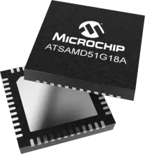 ATSAMD51G18A-MU by microchip technology