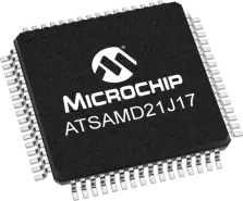 ATSAMD21J17D-AU by microchip technology