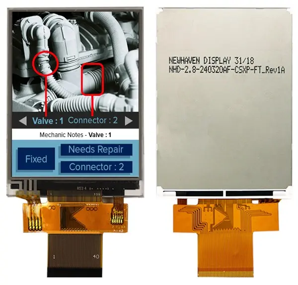 NHD-2.8-240320AF-CSXP-FT by newhaven display