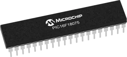 PIC16F18075-I/P by microchip technology