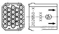 202650-4 by te connectivity / amp brand