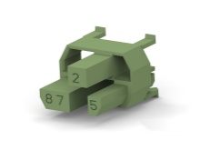 5-100525-4 by te connectivity / amp brand