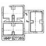 927389-2 by te connectivity / amp brand
