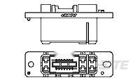 1-292186-2 by te connectivity / amp brand