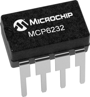 MCP6232-E/P by microchip technology