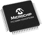 PIC32MK1024GPE064-I/PT by microchip technology