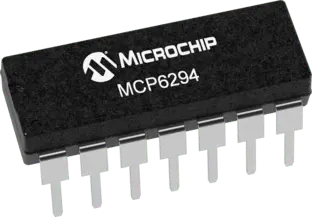 MCP6294-E/P by microchip technology