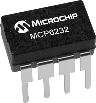 MCP6232-E/P by microchip technology