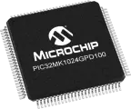 PIC32MK1024GPD100-I/PT by microchip technology